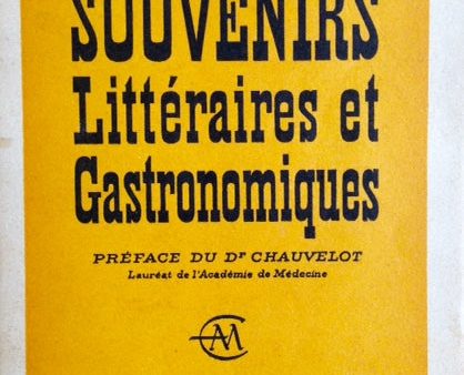 (French) Curnonsky. Souvenirs Littéraires et Gastronomiques. Cheap