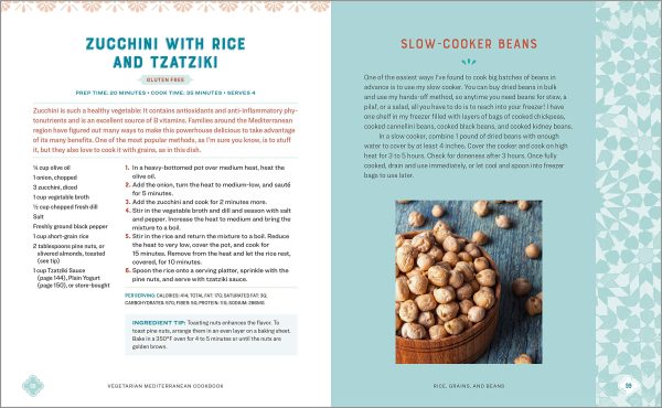 Vegetarian Mediterranean Cookbook: 125+ Simple, Healthy Recipes for Living Well (Sanaa Abourezk) Online Sale