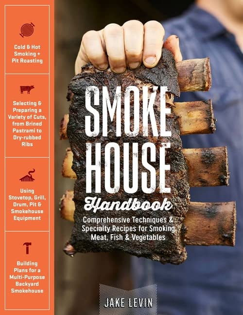 Smokehouse Handbook: Comprehensive Techniques & Specialty Recipes for Smoking Meat, Fish & Vegetables (Jake Levin) Sale