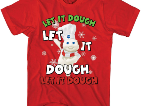 CloseoutZone Pillsbury Let It Dough Christmas T-Shirt, Officially Licensed 41670 XL For Sale