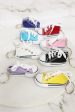 Canvas Rubber Sole Sneakers Novelty Key Chain Supply