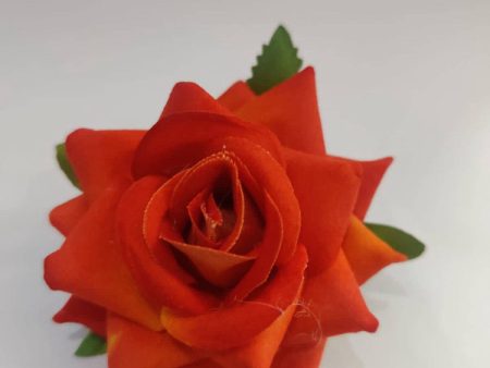 Big Rose Flower Orange For Discount