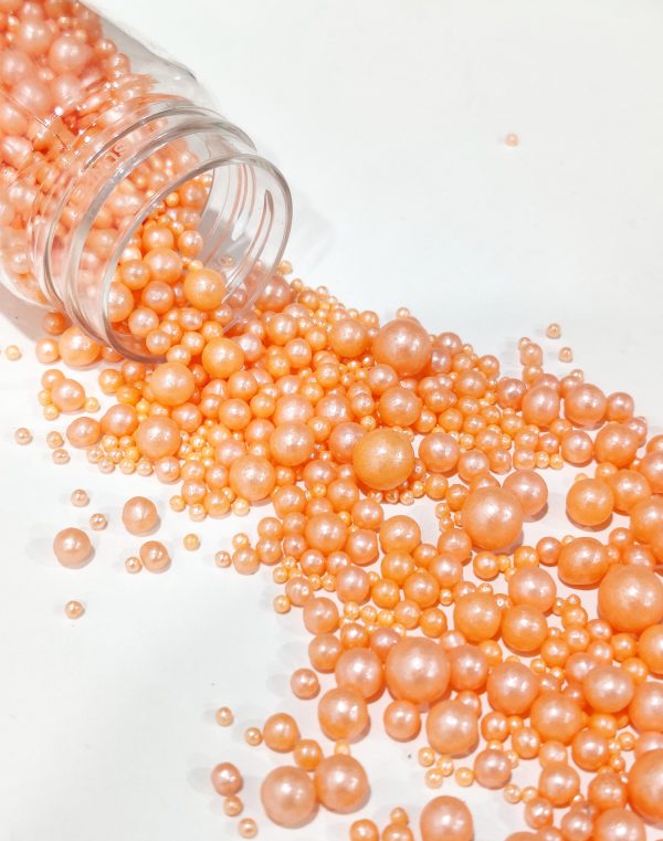 Orange Premium Mix Pearl Sprinkle Supply