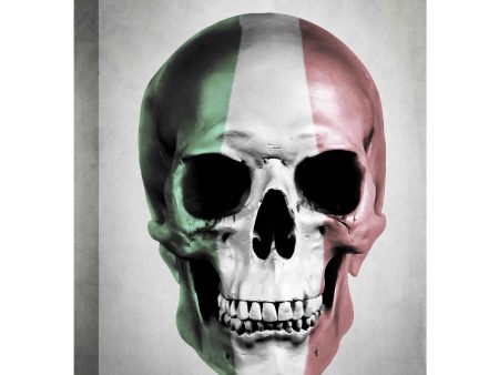 Italian Skull Grey  by Nicklas Gustafsson, Giclee Canvas Wall Art on Sale