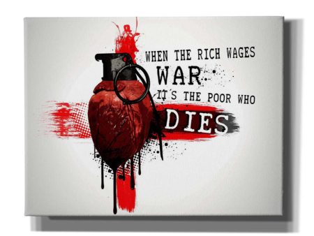 When The Rich Wages War  by Nicklas Gustafsson, Giclee Canvas Wall Art Hot on Sale