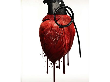 Heart Grenade  by Nicklas Gustafsson, Giclee Canvas Wall Art Online now