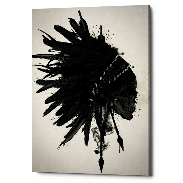 Warbonnet Skull  by Nicklas Gustafsson, Giclee Canvas Wall Art Fashion