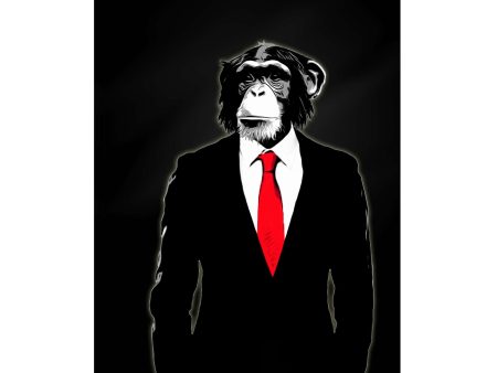 Domesticated Monkey  by Nicklas Gustafsson, Giclee Canvas Wall Art For Sale