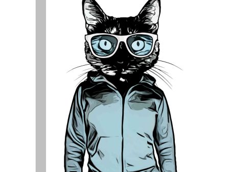 Cool Cat  by Nicklas Gustafsson, Giclee Canvas Wall Art Discount