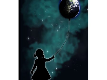 The Girl that Holds the World  by Nicklas Gustafsson, Giclee Canvas Wall Art Sale